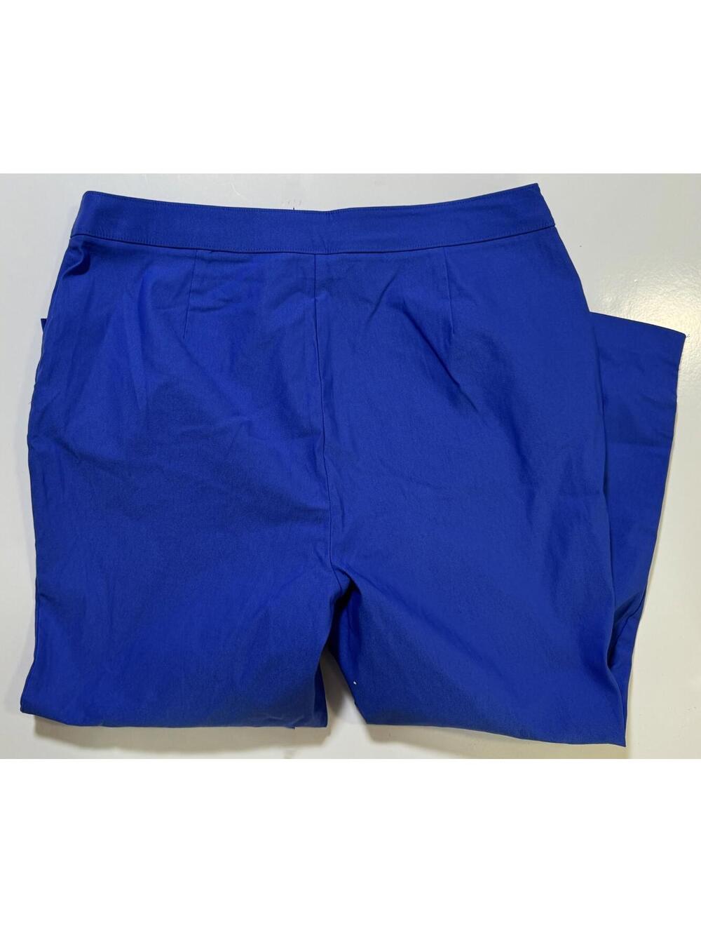 Rafaella Stretch Capri Pants Dazzling Blue Womens Size 16 NEW!! NWT!! - Picture 8 of 9